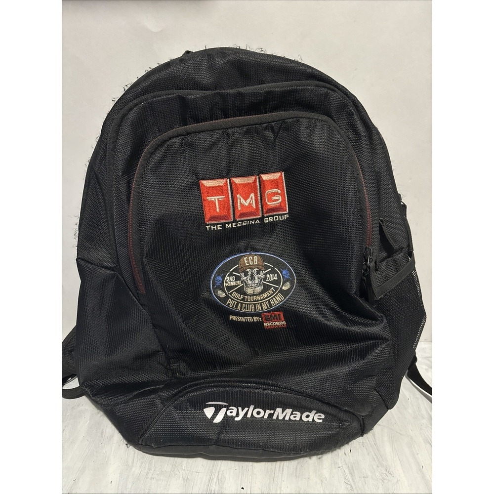 TaylorMade Players Backpack - Black Performance Golf Tmg